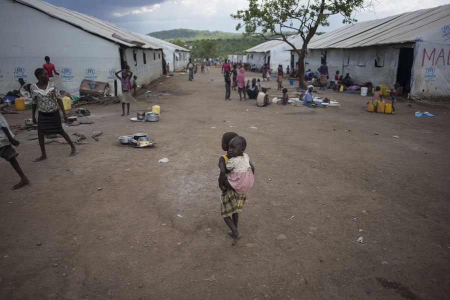 Imvepi Settlement is home to 95,000 refugees with between 600-1200 people arriving everyday. Photo: Kieran Doherty/Oxfam