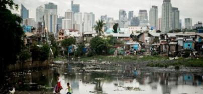 Le bidonville de Tondo, à Manille, aux Philippines, en 2014