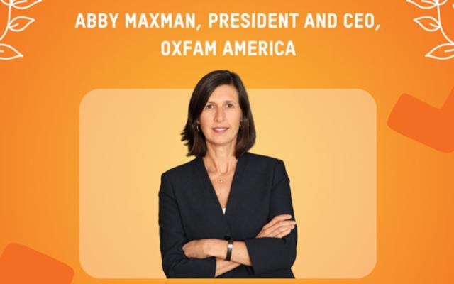 Headshot of Abby Maxman, President and CEO, Oxfam America