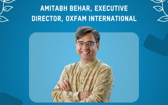 Headshot of Amitabh Behar, Executive Director, Oxfam International