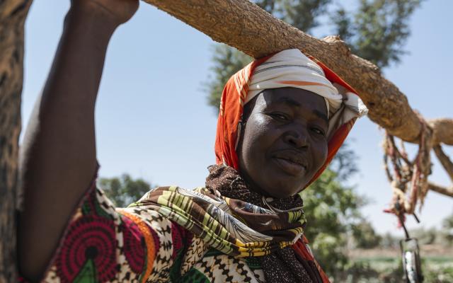 Alizeta is a farmer, widow and mother of eight children living in the village of Louda. 