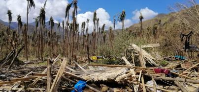 Scenes of destruction from Cyclone Harold which tore through the island nations of Vanuatu, Fiji, Tonga and the Solomon Islands in April 2020. 