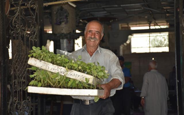 Marwan, 52, lives in eastern Ghouta with his family.  