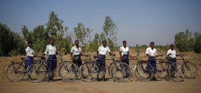 Girls from Chembera secondary school in Balaka district, Malawi