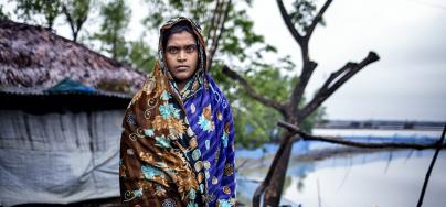 “We had so many losses last November in Cyclone Bulbul. Now, again, a cyclone has destroyed our future. The water we used to drink is now salty.” - Rima, Bangladesh