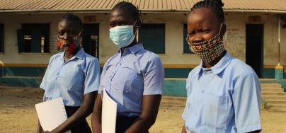 Learners in the accelerated learning programme at Mayo Girls’ Primary School in Juba. Photo: Mustafa Osman/Oxfam