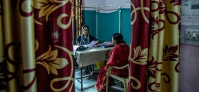 Nishi Stephen, a staff nurse at a primary health clinic in Bihar state, eastern India. Photo: Atul Loke, Panos/Oxfam