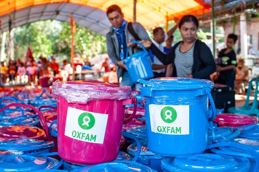 Detalle de un kit de higiene de Oxfam en Palu, Sulawesi, Indonesia. Foto: Hariandi Hafid/Oxfam