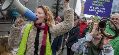 Climate march in Brussels. Credit: Tineke D'haese/Oxfam