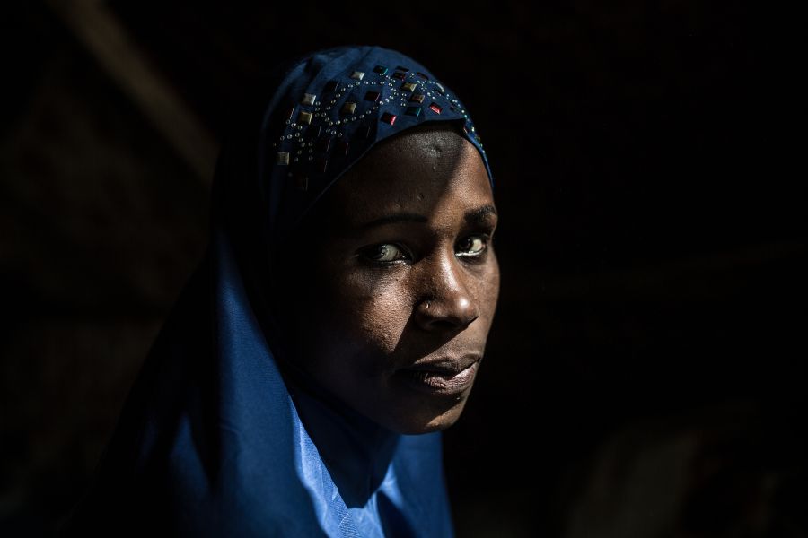 Fatana was abducted when Boko Haram burst into her village in the middle of the night and killed her husband. 