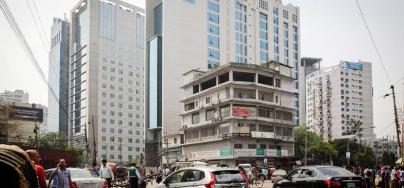 Office blocks in the financial district of Dhaka, Bangladesh.Credit: GMB Akash/Oxfam