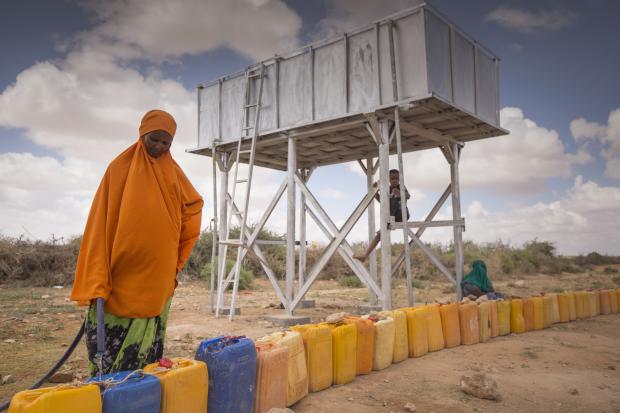 Desalination unit in Somalia