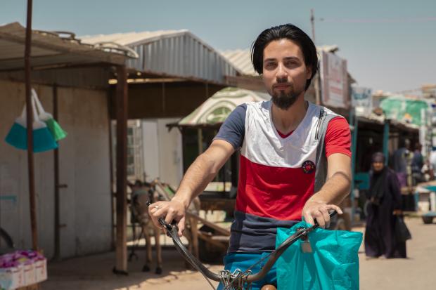 Ahmad, 22, is a young man from southern Syria. He fled to Jordan’s Za’atari camp when he was just 15 years old. 