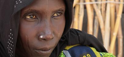 Achta, from Chad, had to flee, following attacks by armed groups. Now she lives in a site for internally displaced people.