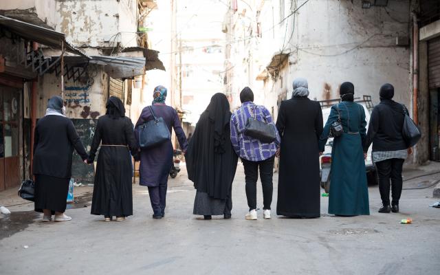 Within the Syrian refugee community in Tripoli, northern Lebanon, women groups play a vital role in supporting other women against gender based-violence. 