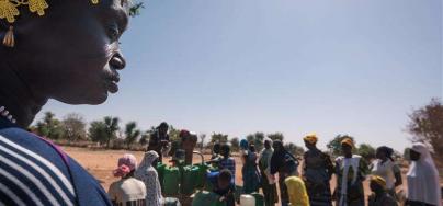 Women fetching water in Burkina Faso. Photo: Samuel Turpin.