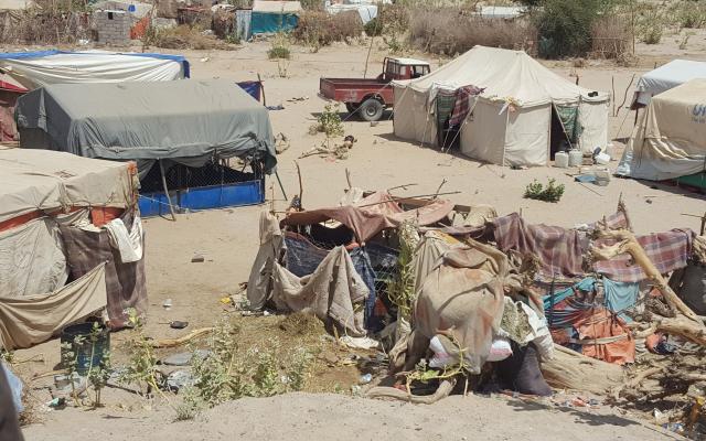 Marib displacement camp, Yemen.